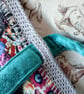 Handmade tote bag "day of the dead cat" - Image 4