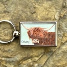 Highland Cow Keyring