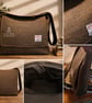 Handmade Harris Tweed luggage weekend large bag