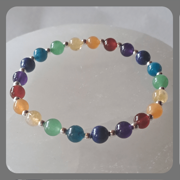 Chakra Stacker Bracelet, gift or self care