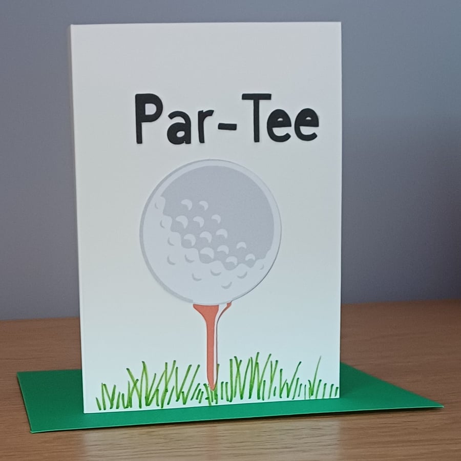 A6 Golf Greeting Card