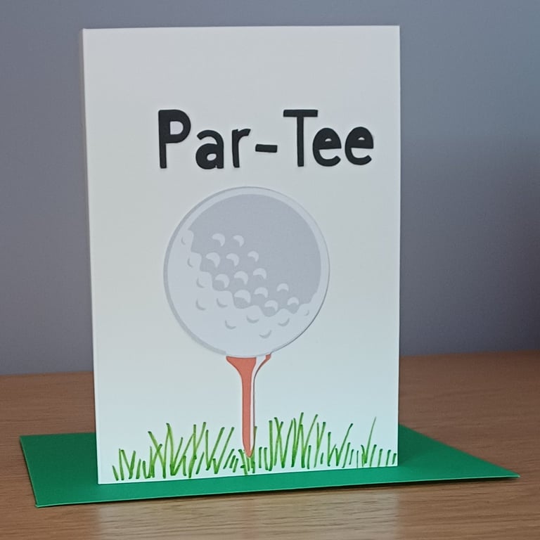 A6 Golf Greeting Card