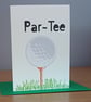 A6 Golf Greeting Card