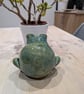 Ceramic frog sculpture, desktop companion, gift for animal lovers  - Image 3