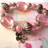 Pink Charm Bracelet 