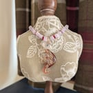 "Pretty in Pink Sea Horse" Necklace 