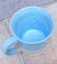 Coffee mug tea cup with star stoneware hand thrown pottery ceramic - Image 3