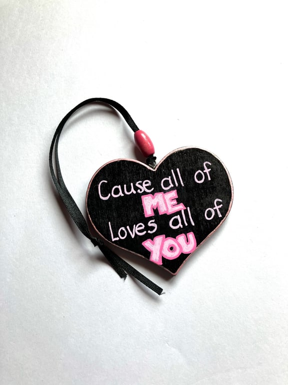 Hand painted love heart