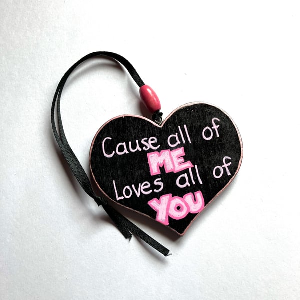 Hand painted love heart