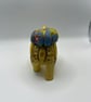 Vintage Elephant Pin Cushion - Yellow Sewing Gift & Anchor - Image 4