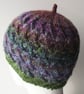 Hat, Cap, Beanie or Toque, Knitted, Handspun, British Wool, Multicolour - Image 4