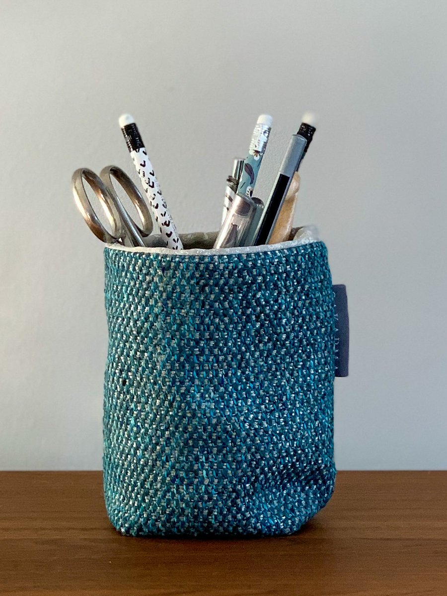 Tin Can Cosy - Teal and silver