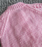 14" Patterned Round Neck Cardigan (BabyPink) - Image 4