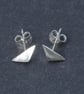 Geometric Stud Earrings - Image 2