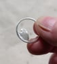 Perfectly Imperfect - Sterling Silver Wave Pendant - Image 2