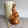 Bunny candle snuffer ornament