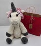 Handmade Crochet Unicorn - Chunky Chenille Plush