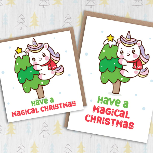 Christmas card: Magical Christmas
