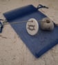 Pebble keyring with a knotted rope image - Image 3