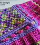 Designer Hand Knitted Baby Girl's Cardigan  9-18 months size - Image 3
