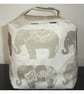 Door Stop Grey Elephants Unfilled - Image 4