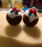 Christmas Pudding Earrings - Image 1