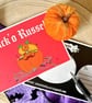 Hallowed Hounds- Jack o' Russel Halloween A6 Postcard - Image 2