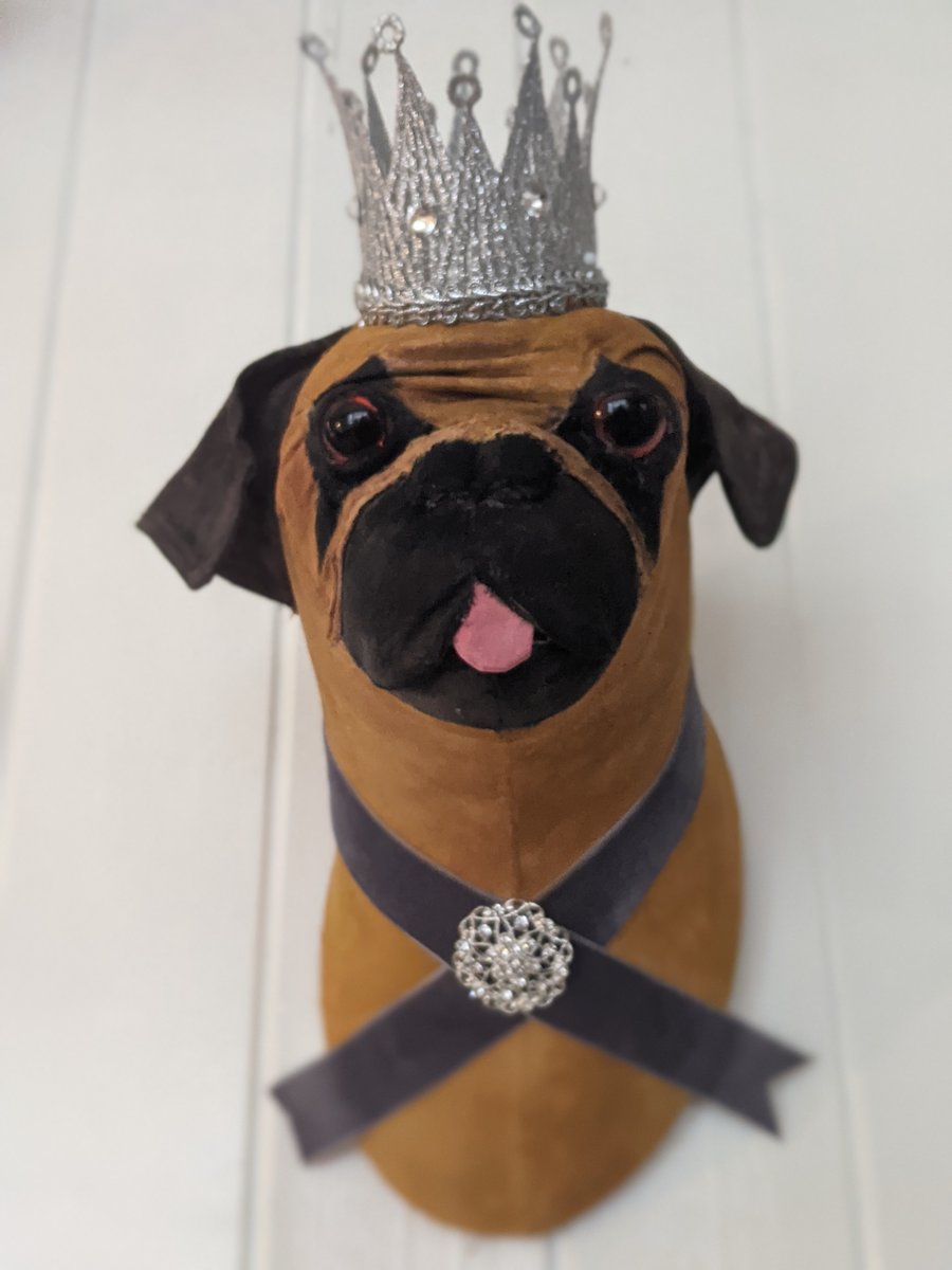 The pretty pugly faux taxidermy handmade wall hanging 