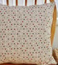 Feature Cushion: Dots design 17" (43cm), Handmade Throw Pillow - Image 5