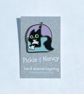 Tuxedo cat on chair keyring, Hard enamel sweet pastel keyring, Cat lover gift - Image 3