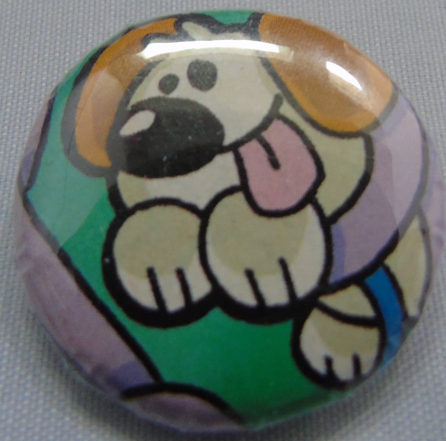 Comics Badge - Cute Dog