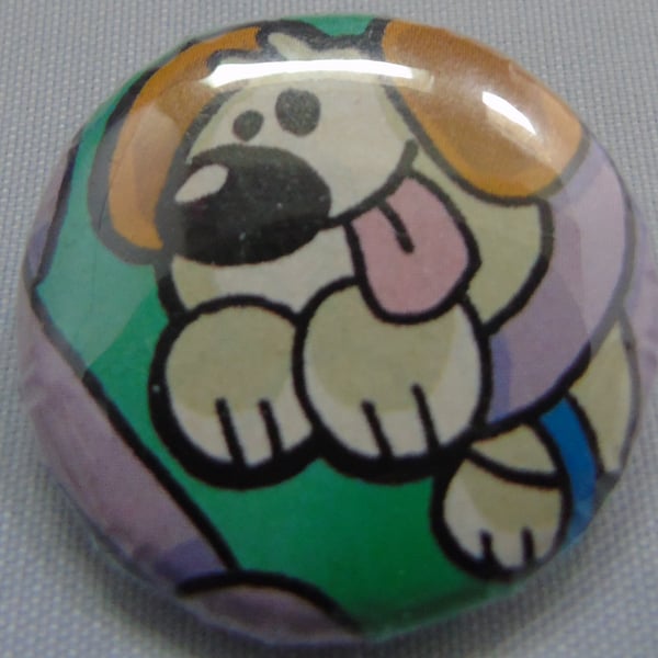 Comics Badge - Cute Dog