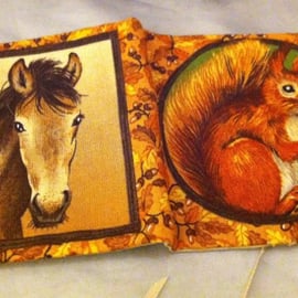 Squirrel & Horse needle case