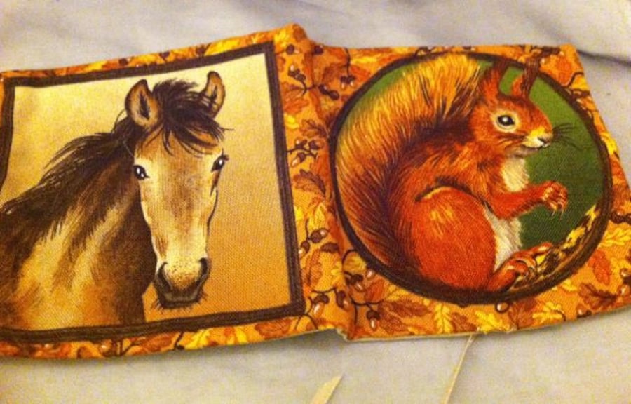 Squirrel & Horse needle case