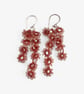 Peach Cascade Crochet Earrings - Image 5
