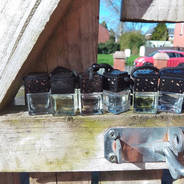 Scented handmade car air fresheners 