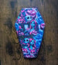 Handmade Skeleton Coffin Cosmetic Bag – Gothic Halloween Makeup Pouch by Agira