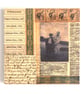 Original Paper & Fabric Collage on Wood Panel, 14.8cms, Free UK Postage (198) - Image 5