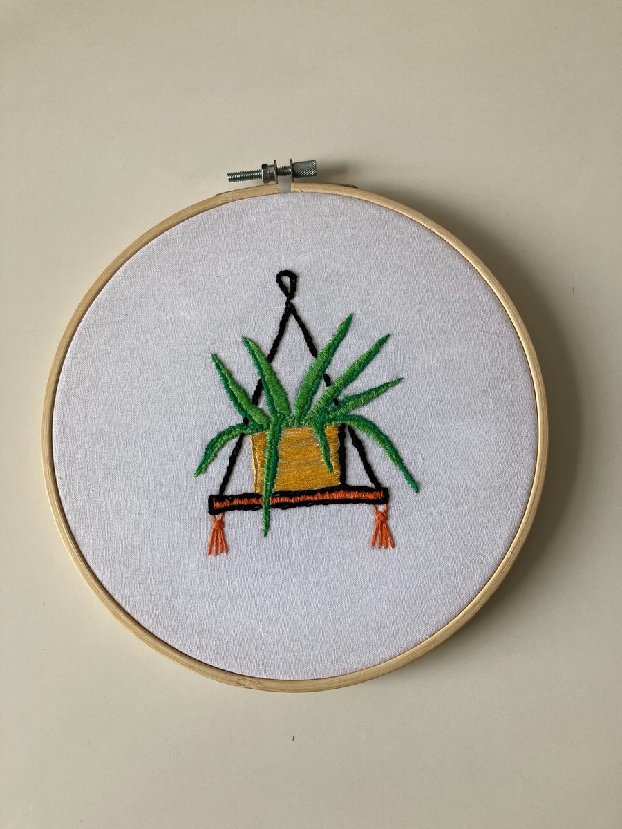Hand embroidered Plants picture 