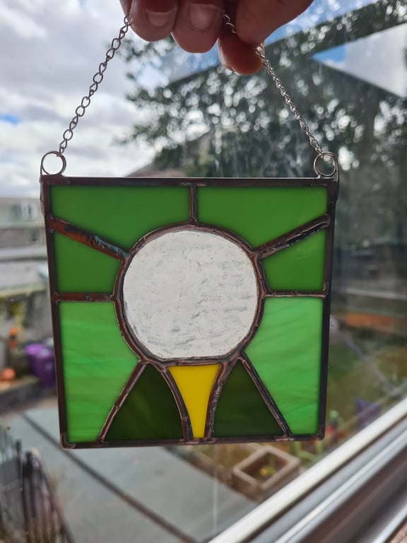 Tee time- Stained Glass 