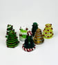 Handmade Christmas lamp work glass beads - Image 7