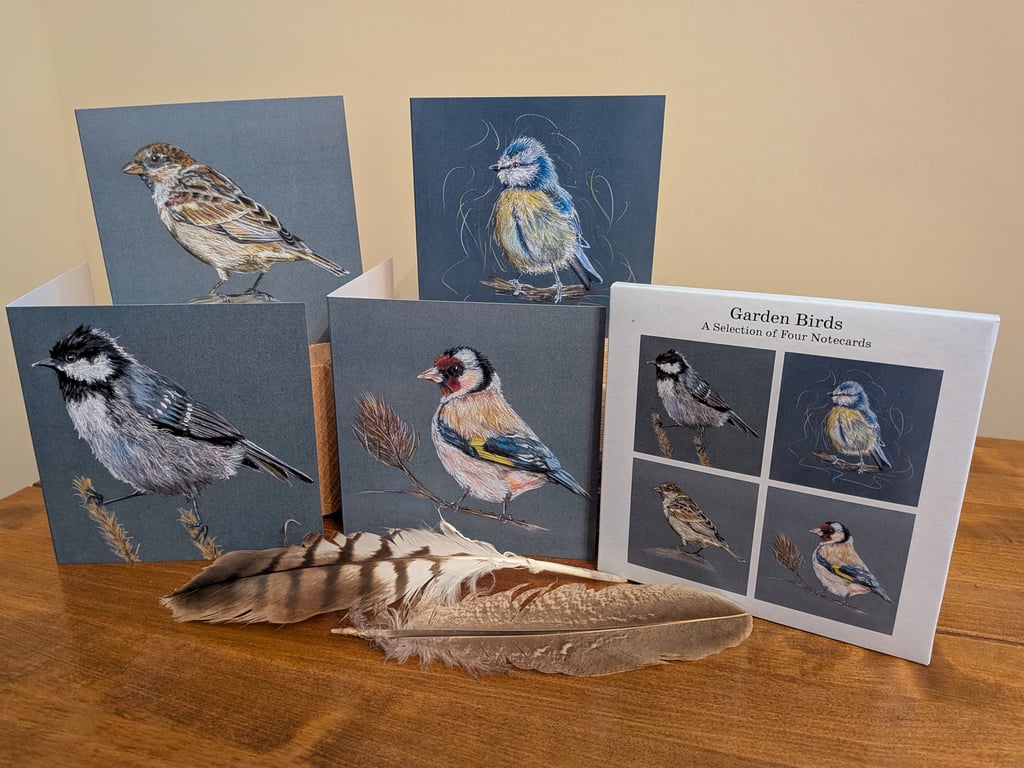Garden Bird Notecards 