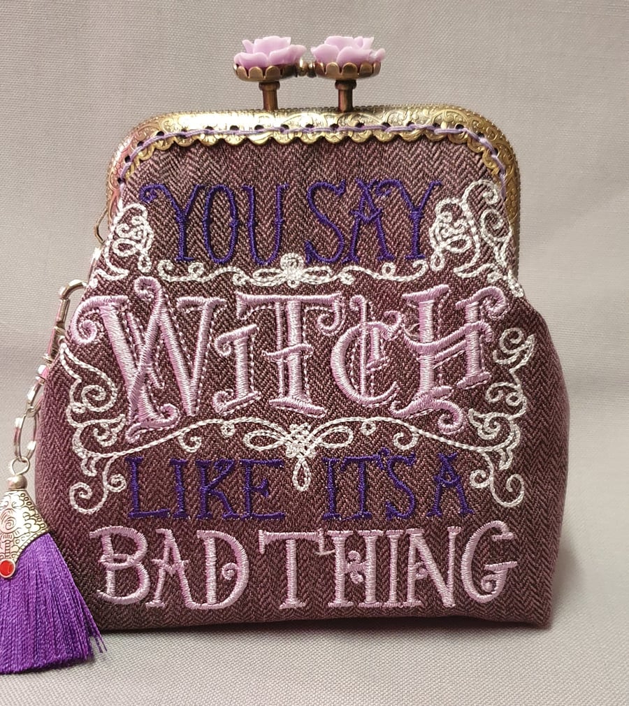 'You say Witch' Coin Purse