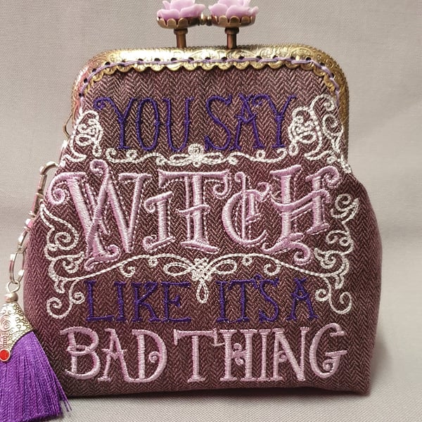 'You say Witch' Coin Purse