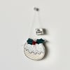'Christmas Pudding' 2 - Handmade Decoration