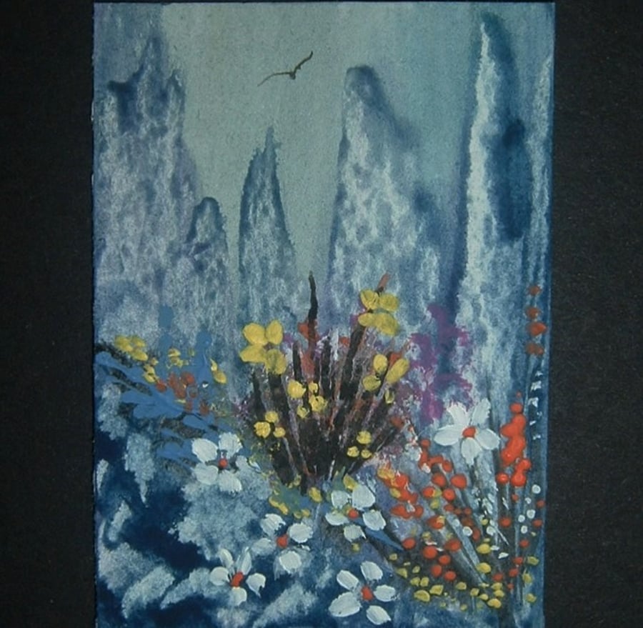 art painting aceo watercolour original ref 314