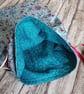 Medium Sized Floral Reusable Gift Bag - Drawstring Gift & Storage Bag - Image 8