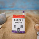 COFFEE HOUSE Tiny Ceramic Houses, Gifts for Friends 