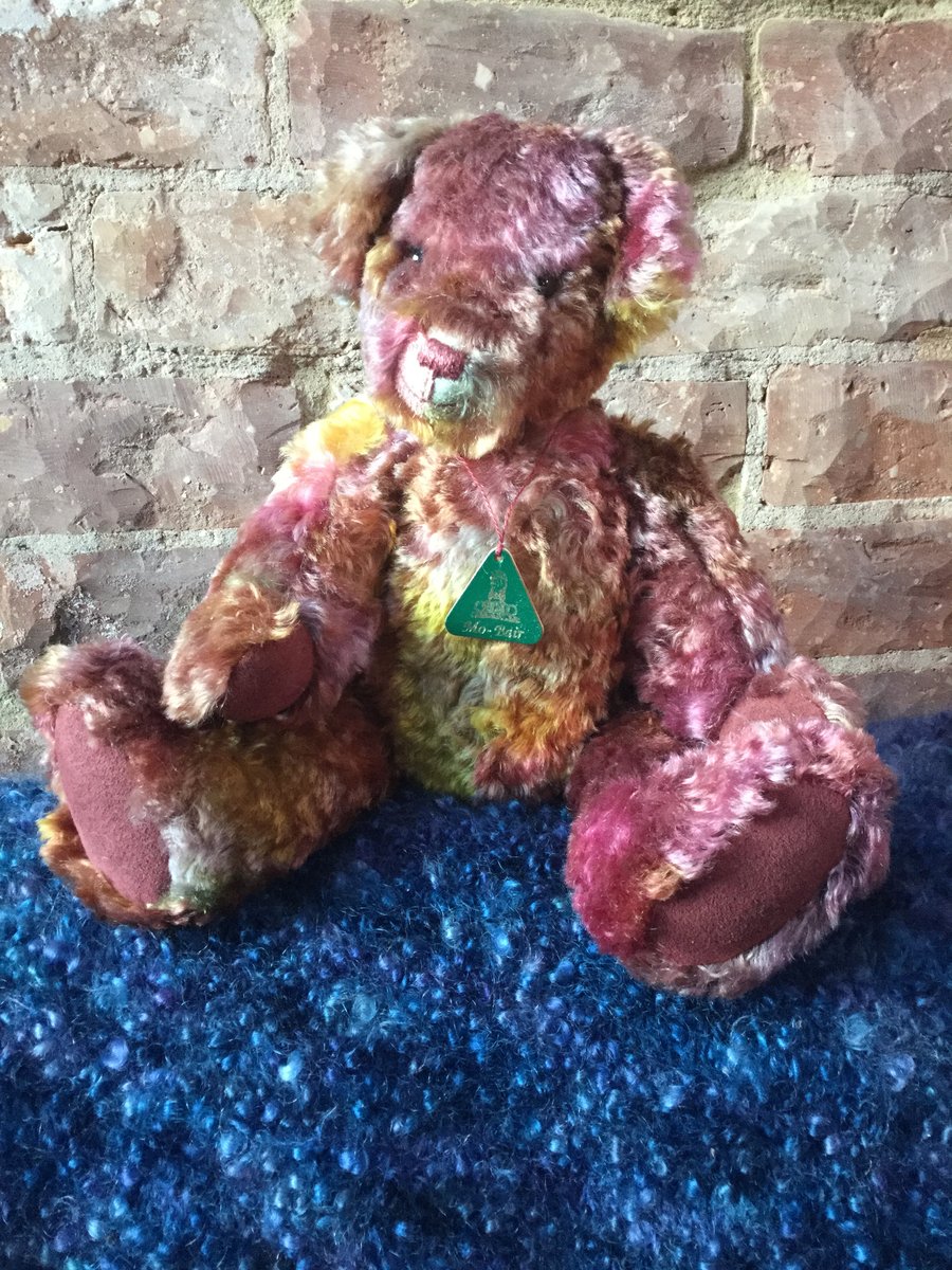 MoBair Hand Made Random Dyed Teddy Bear