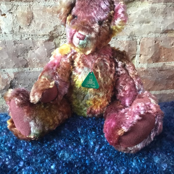 MoBair Hand Made Random Dyed Teddy Bear